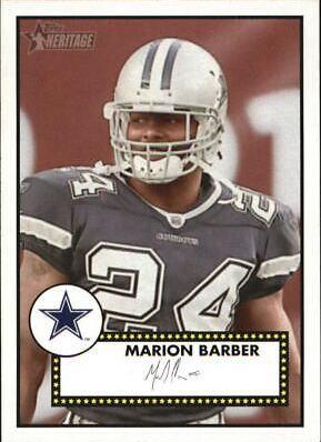 Marion Barber #7 Football Cards 2006 Topps Heritage