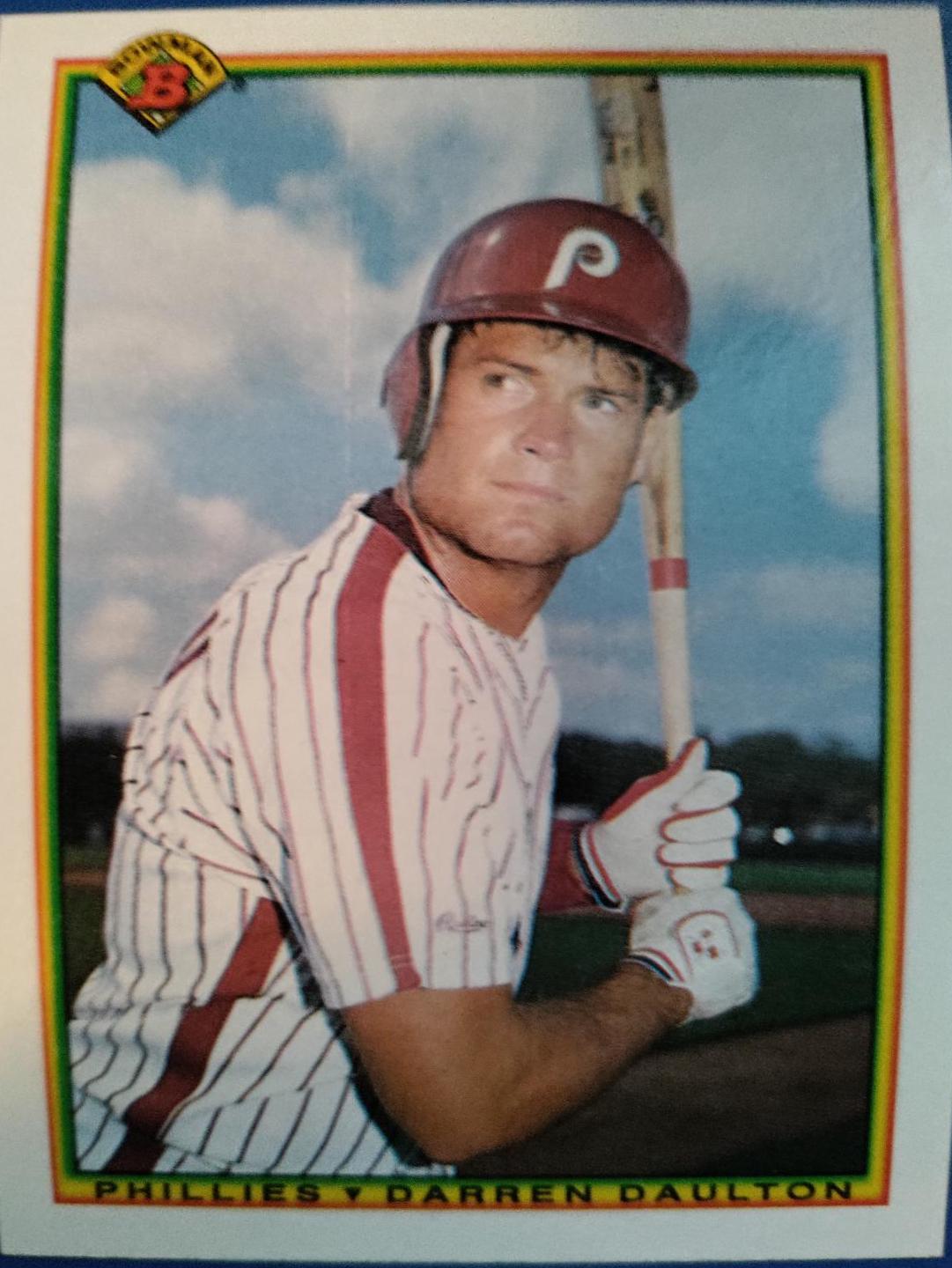 Darren Daulton #158 Baseball Cards 1990 Bowman