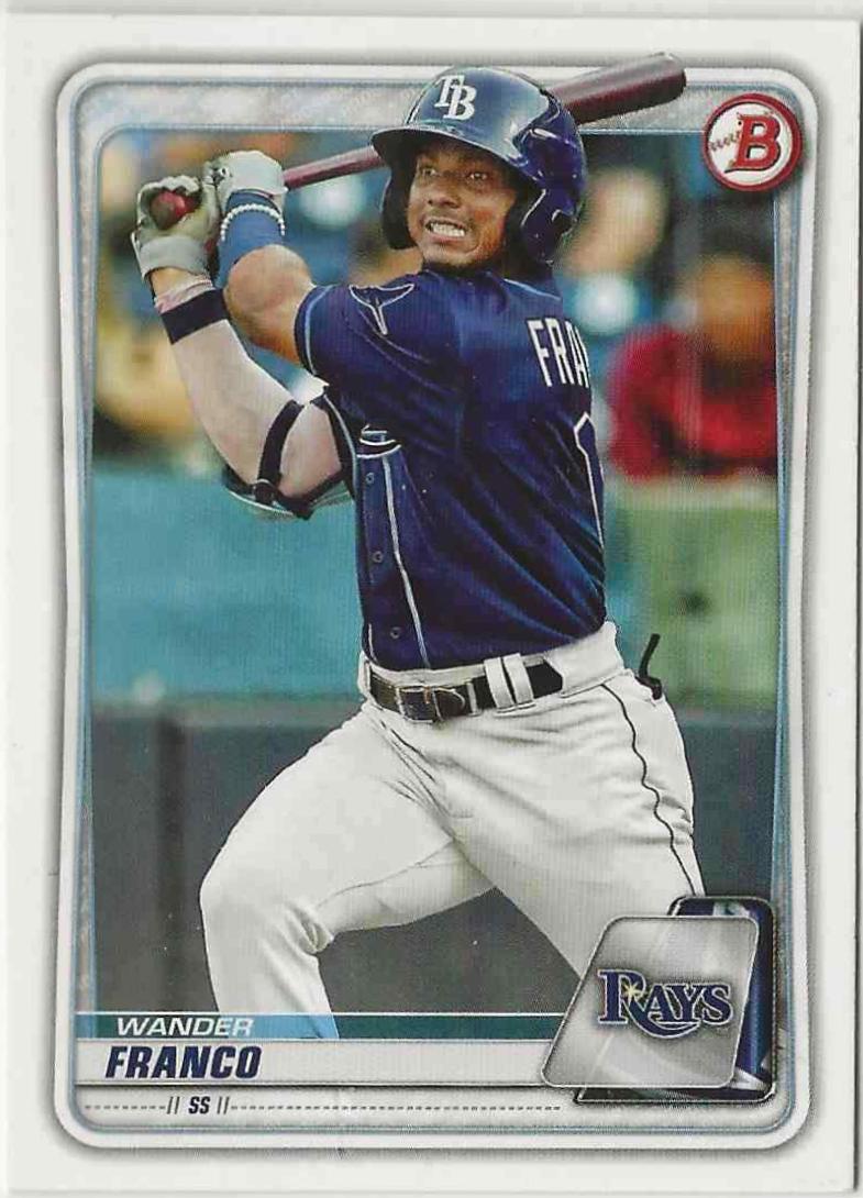 Wander Franco #BP-1 Baseball Cards 2020 Bowman Paper Prospects