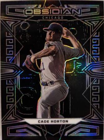 Cade Horton #6 Baseball Cards 2023 Panini Chronicles Obsidian