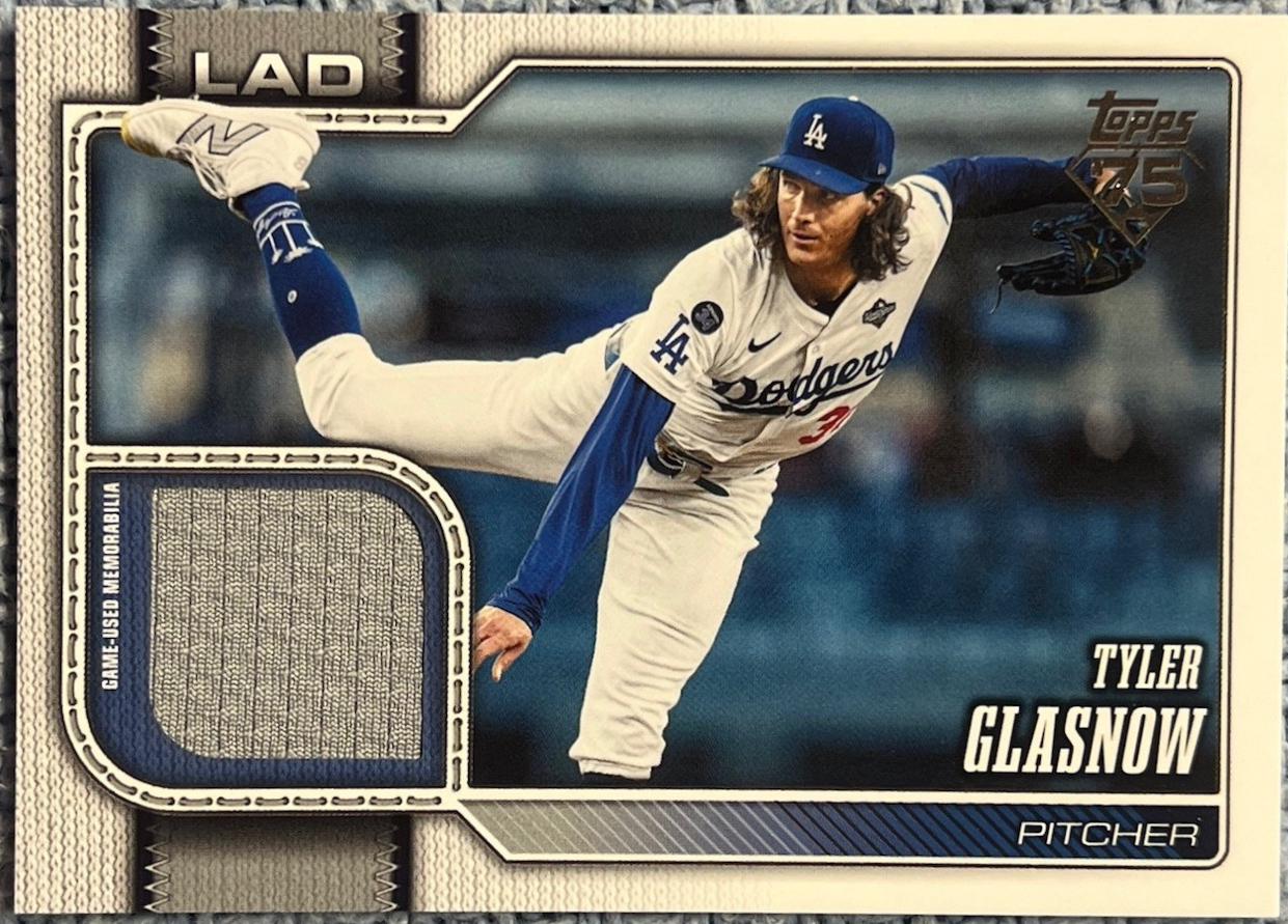 Tyler Glasnow #629 2026 Topps Baseball Real One Relics