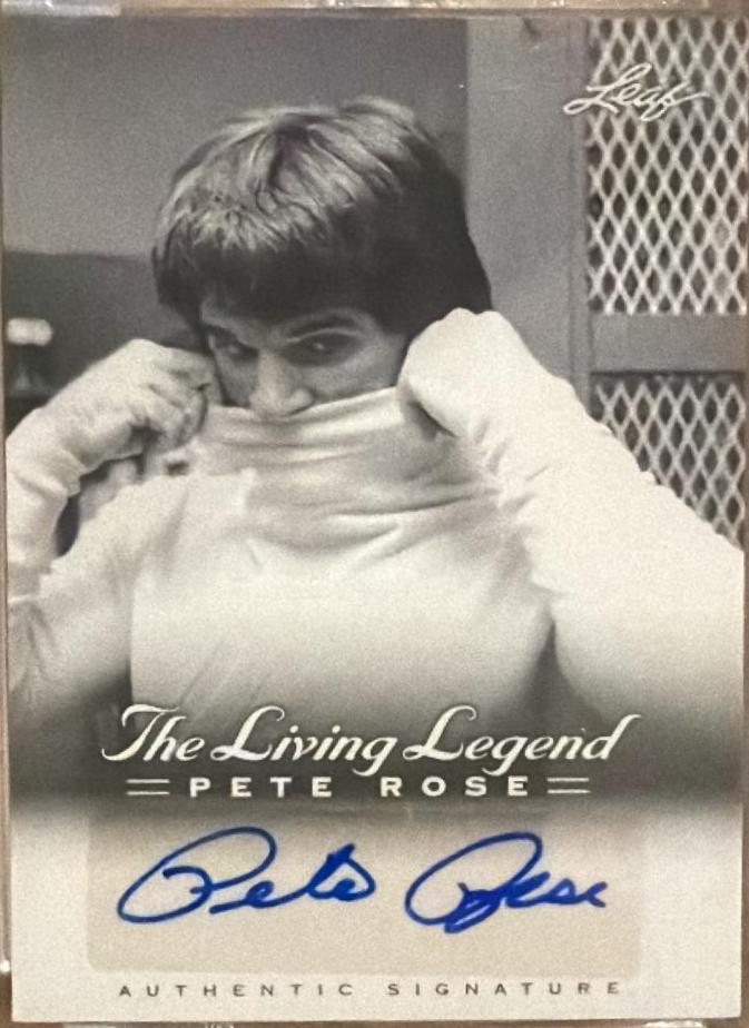 Pete Rose #AU-14 2012 Leaf The Living Legend Autograph Baseball