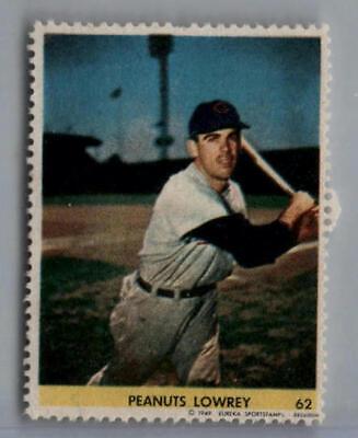 Peanuts Lowrey #62 1949 Eureka Sportstamps Baseball