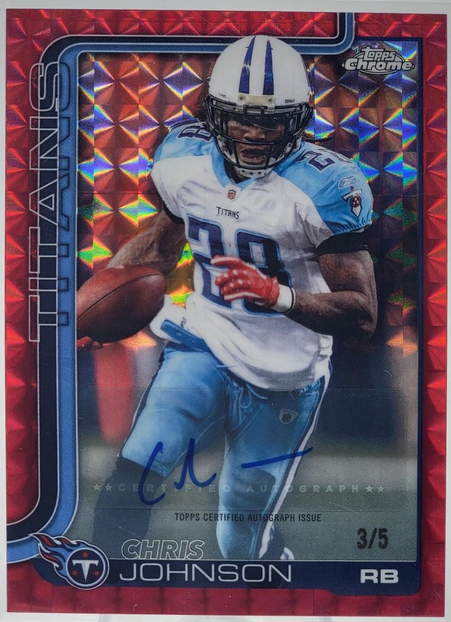 Chris Johnson [Red Geometric Refractor] #CLA-CJ
