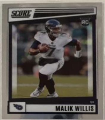 Malik Willis #SP-305 Football Cards 2022 Panini Chronicles Score Premium Rookies