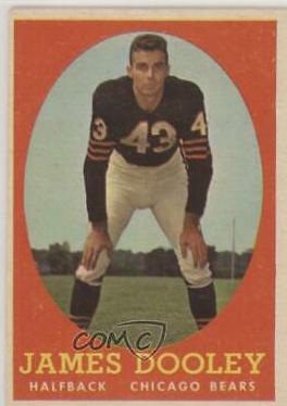 James Dooley #8 Football Cards 1958 Topps