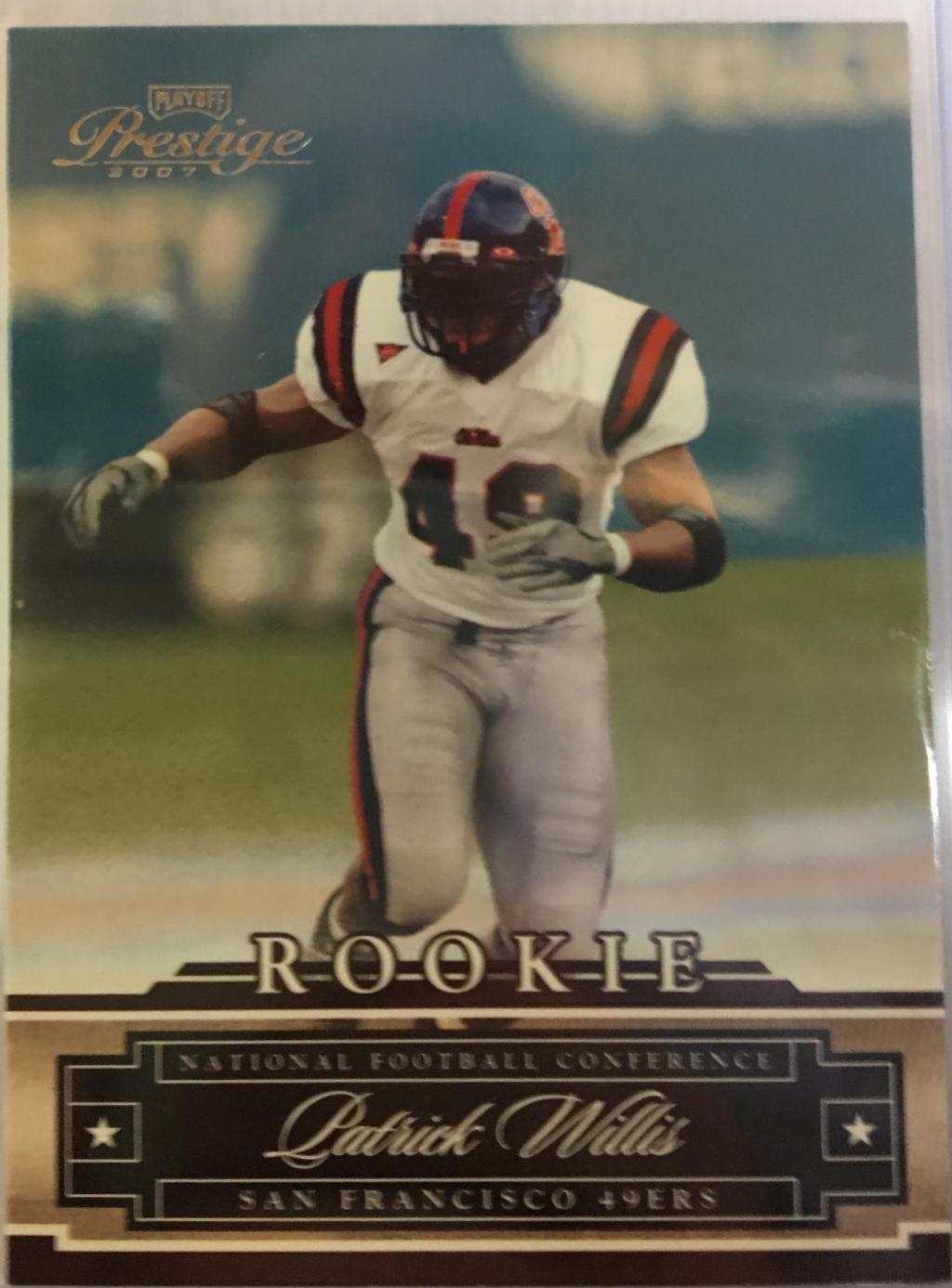 Patrick Willis #189 2007 Playoff Prestige Football
