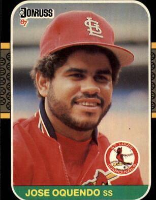 Jose Oquendo #510 Baseball Cards 1987 Donruss