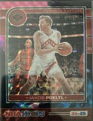 Jakob Poeltl [Nebula Prizm Premium] #185 Basketball Cards 2024 Panini NBA Hoops Prices