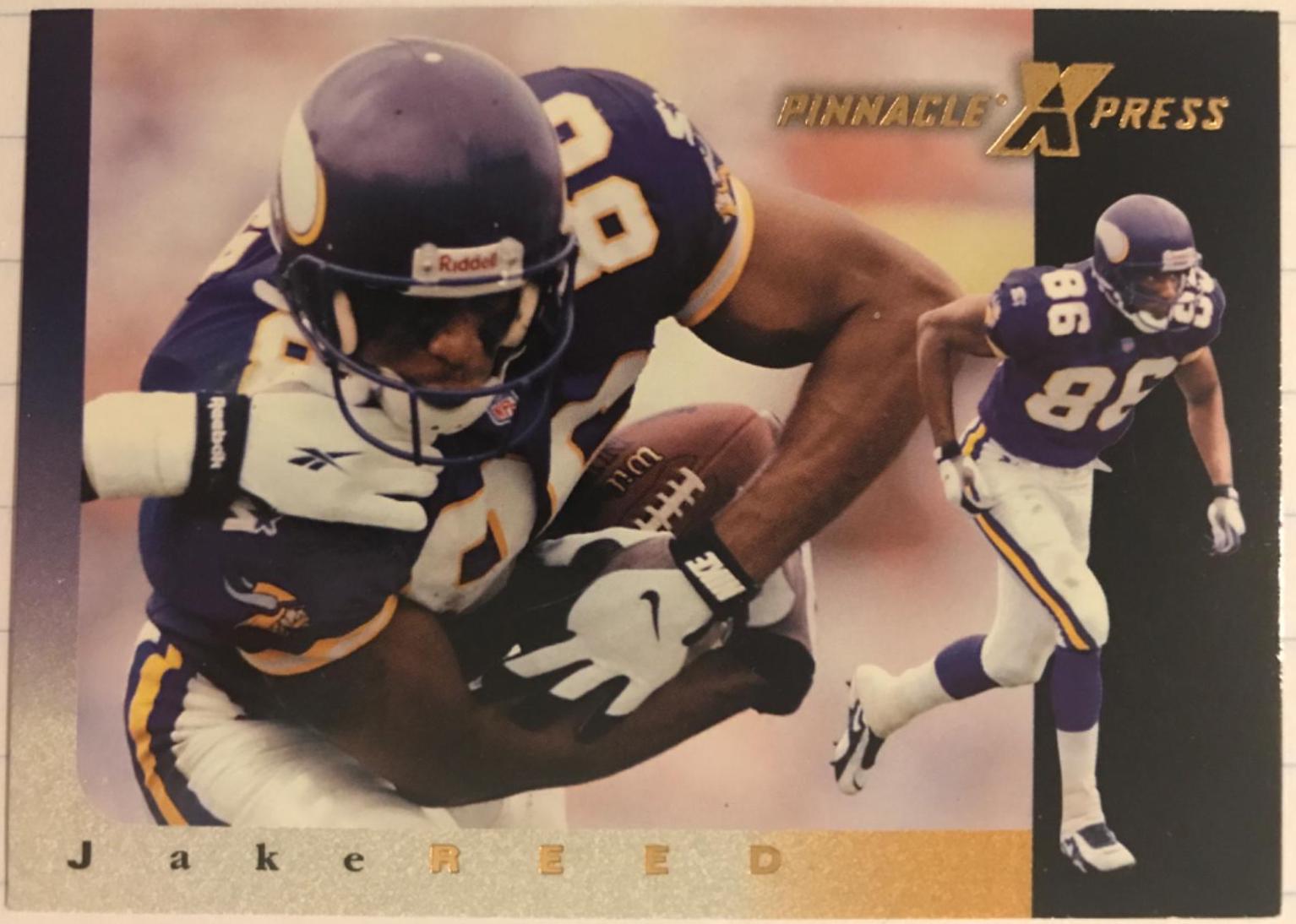 Jake Reed #46 Football Cards 1997 Pinnacle X Press