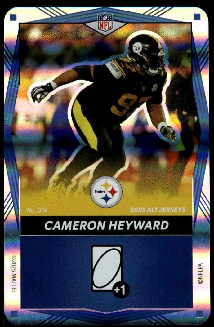 Cameron Heyward #76 2025 Uno Elite Alt Jerseys Edition Football