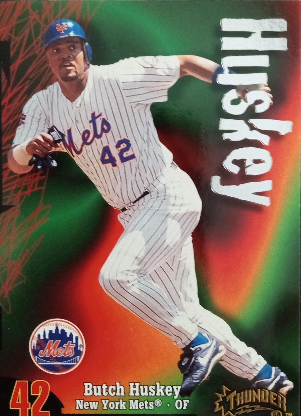 Butch huskey #28 Baseball Cards 1998 Skybox Thunder