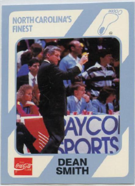 Dean Smith #3 Basketball Cards 1989 Collegiate Collection North Carolina