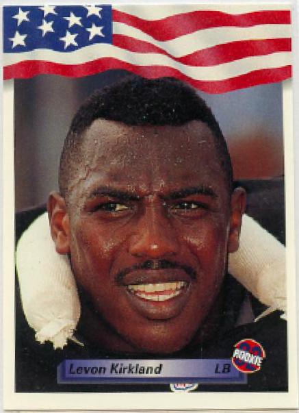 Levon Kirkland #32 Football Cards 1992 All World
