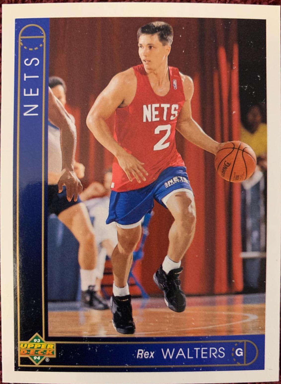 Rex Walters #157 Basketball Cards 1993 Upper Deck