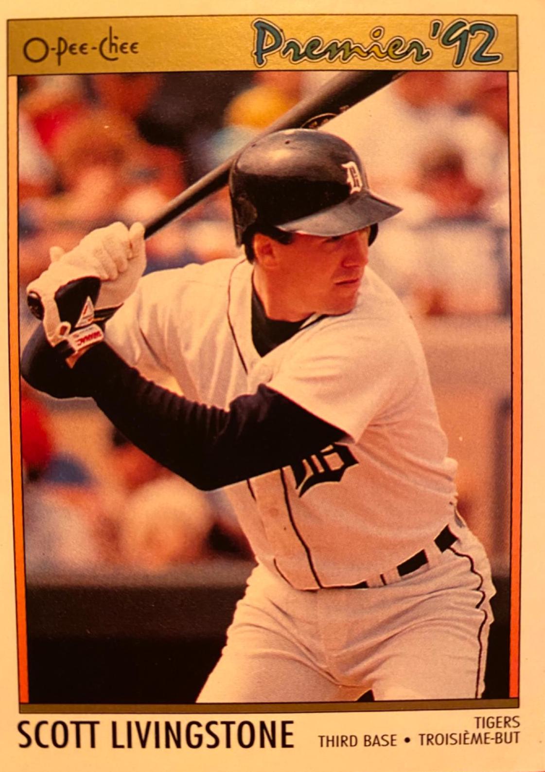 Scott Livingstone #56 Baseball Cards 1992 O Pee Chee Premier