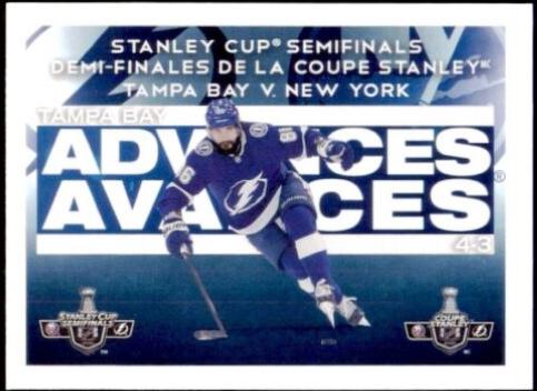 Playoffs Round 3 #14 Hockey Cards 2021 Topps NHL Sticker