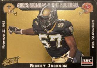Rickey Jackson #47 1993 Action Packed Monday Night Football