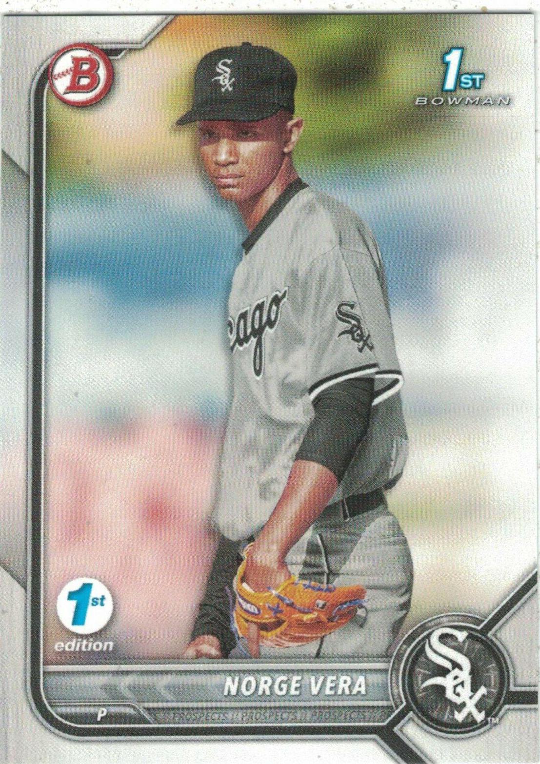 Norge Vera #BPPF-100 Baseball Cards 2022 Bowman 1st Edition