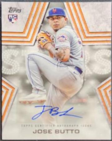 Jose Butto #BSA-JBU Baseball Cards 2023 Topps Series 2 Stars Autographs