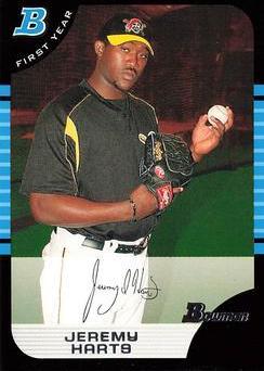 Jeremy Harts #325 Baseball Cards 2005 Bowman