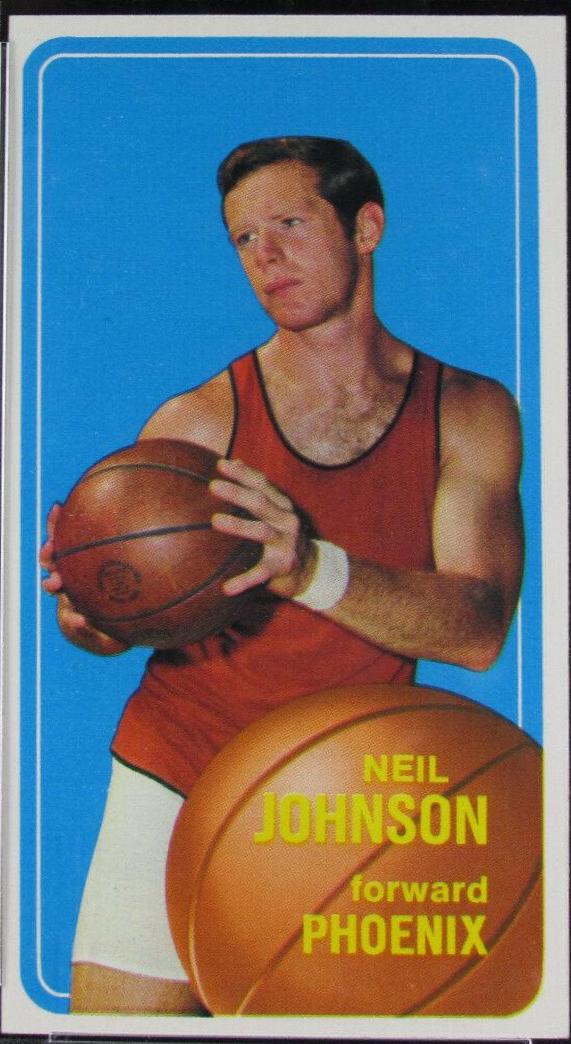 Neil Johnson #17 Basketball Cards 1970 Topps