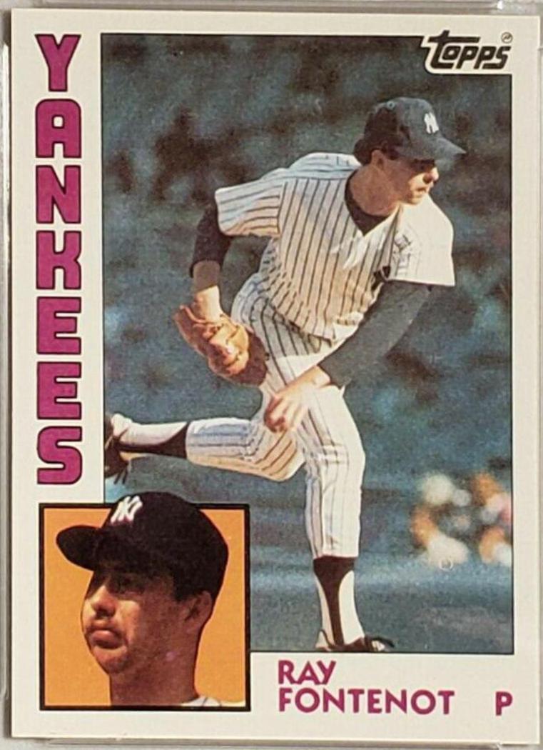 Ray Fontenot #19 Baseball Cards 1984 Topps