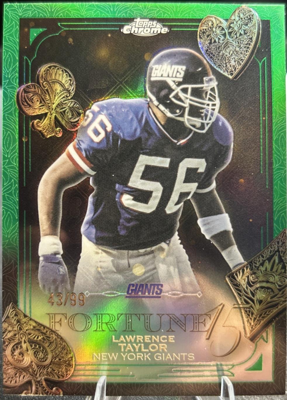 Lawrence Taylor [Green Refractor] #F15-32