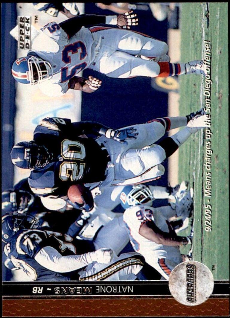 Natrone Means #47 1996 Upper Deck Football