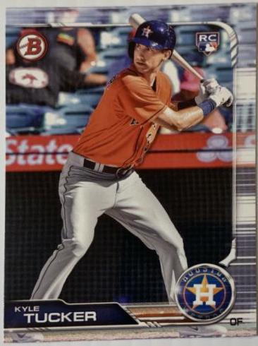 Kyle Tucker #94 Baseball Cards 2019 Bowman
