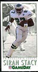 Siran Stacy #44 Football Cards 1992 Fleer Gameday