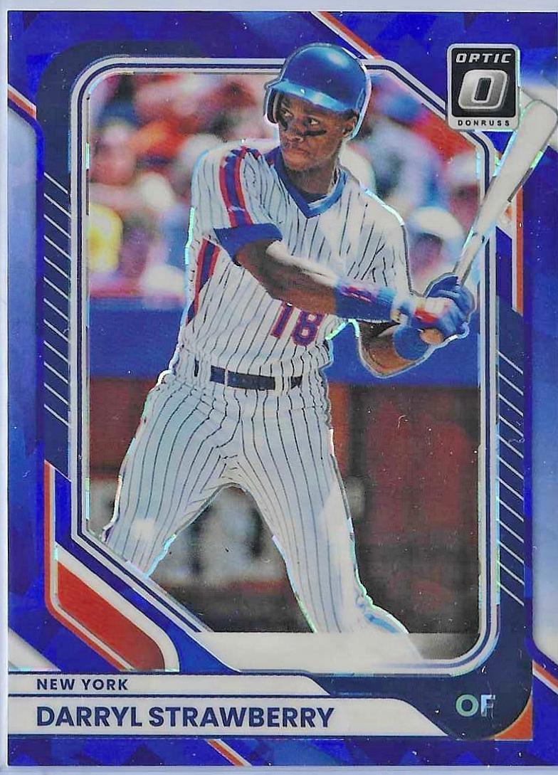 Darryl Strawberry [Blue Cracked Ice Optic] #35 Prices | 2026
