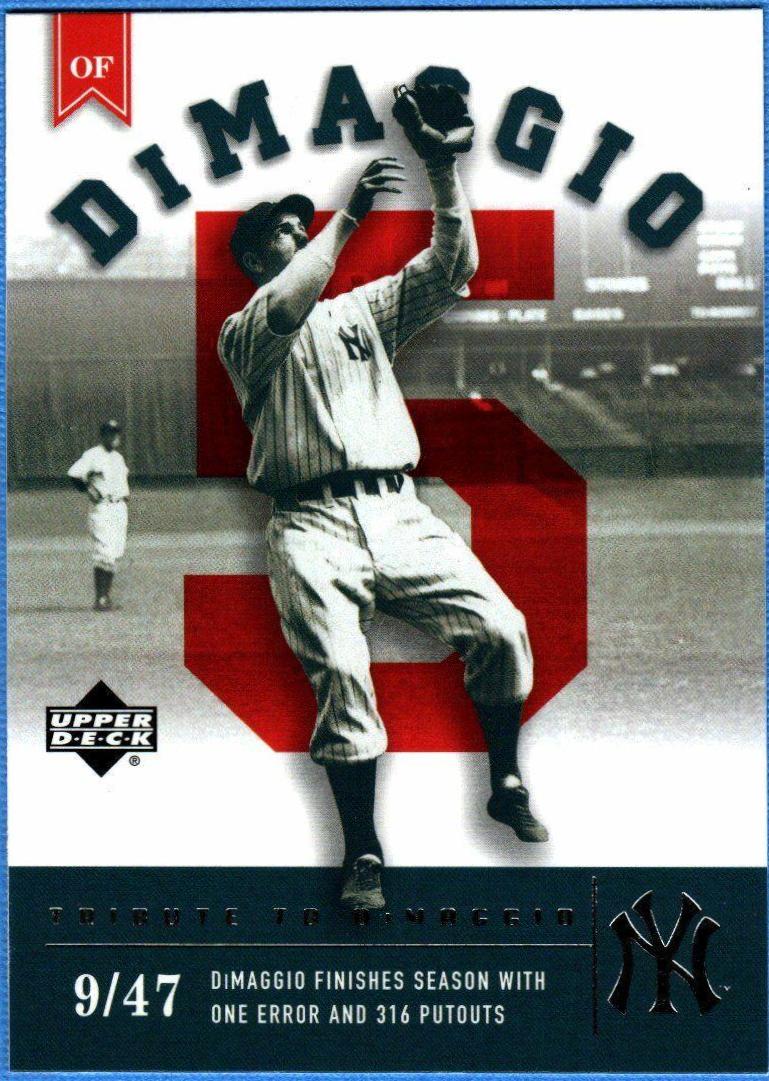 Joe DiMaggio #107 2002 Upper Deck Prospect Premieres Baseball