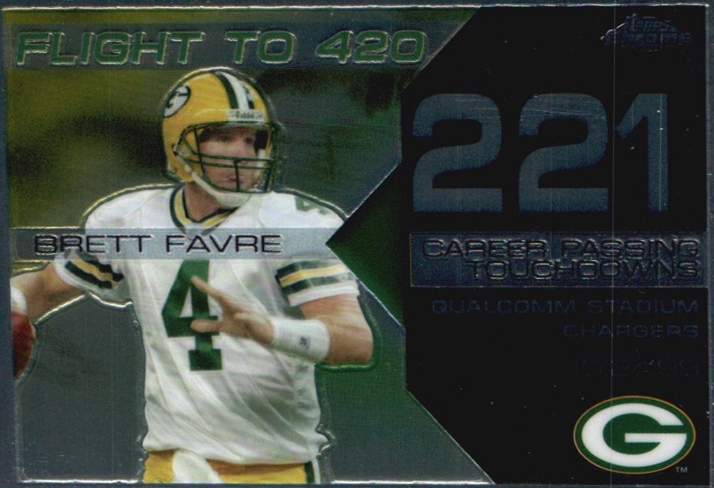 Brett Favre #BFC221 2008 Topps Chrome Brett Favre Collection Football