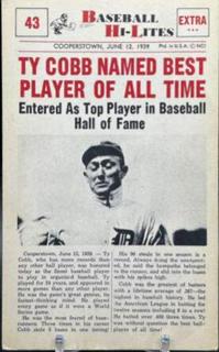Ty Cobb Named