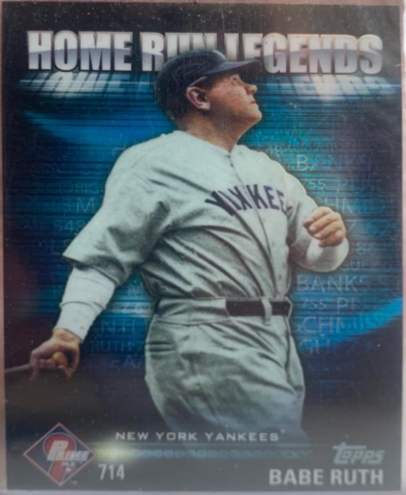Babe Ruth #HRL-2 Baseball Cards 2012 Topps Prime 9 Home Run Legends