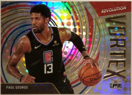 Paul George #2 Basketball Cards 2020 Panini Revolution Vortex