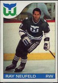 Ray Neufeld #58 Hockey Cards 1985 Topps