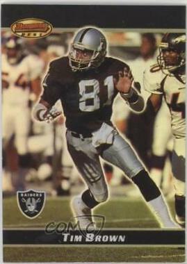 Tim Brown #24 Football Cards 2000 Bowman's Best