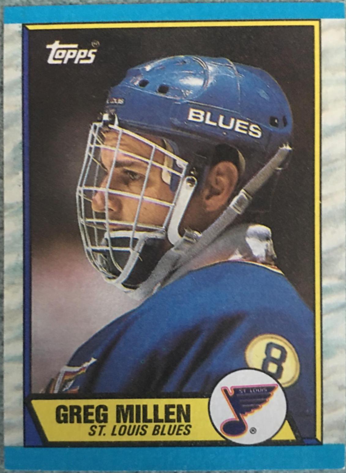 Greg Millen #137 Hockey Cards 1989 Topps