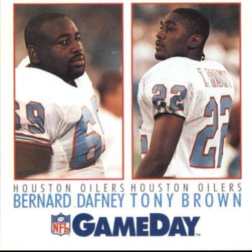 Anthony Davis, Bernard Dafney, Bucky Richardson, Tony Brown #493 Football Cards 1992 Fleer Gameday