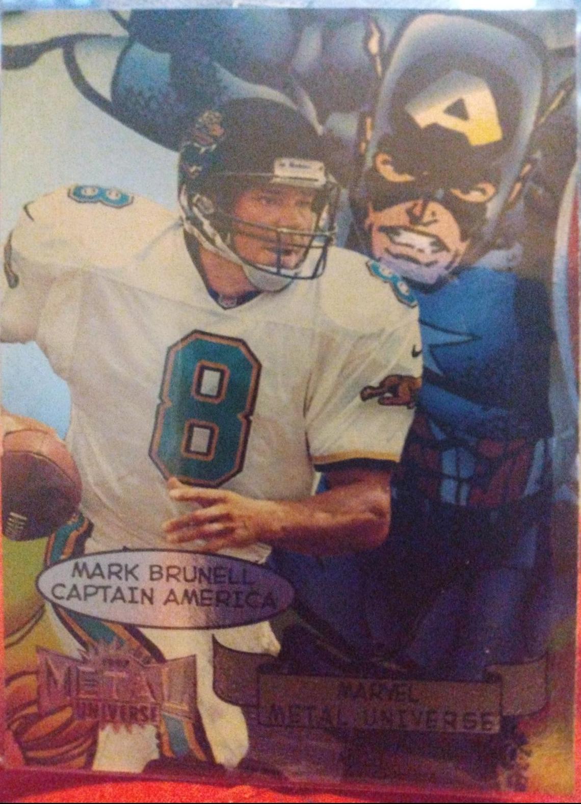 Mark brunell #13 Football Cards 1997 Metal Universe