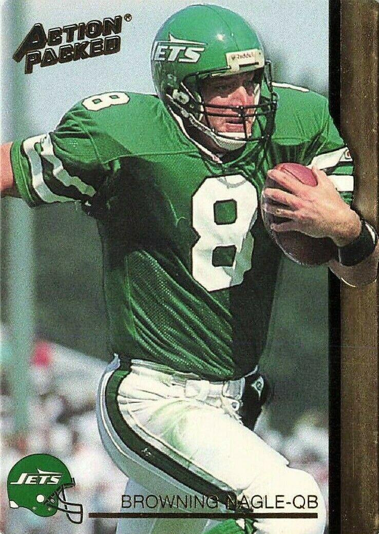 Browning Nagle #69 Football Cards 1992 Action Packed Rookie Update