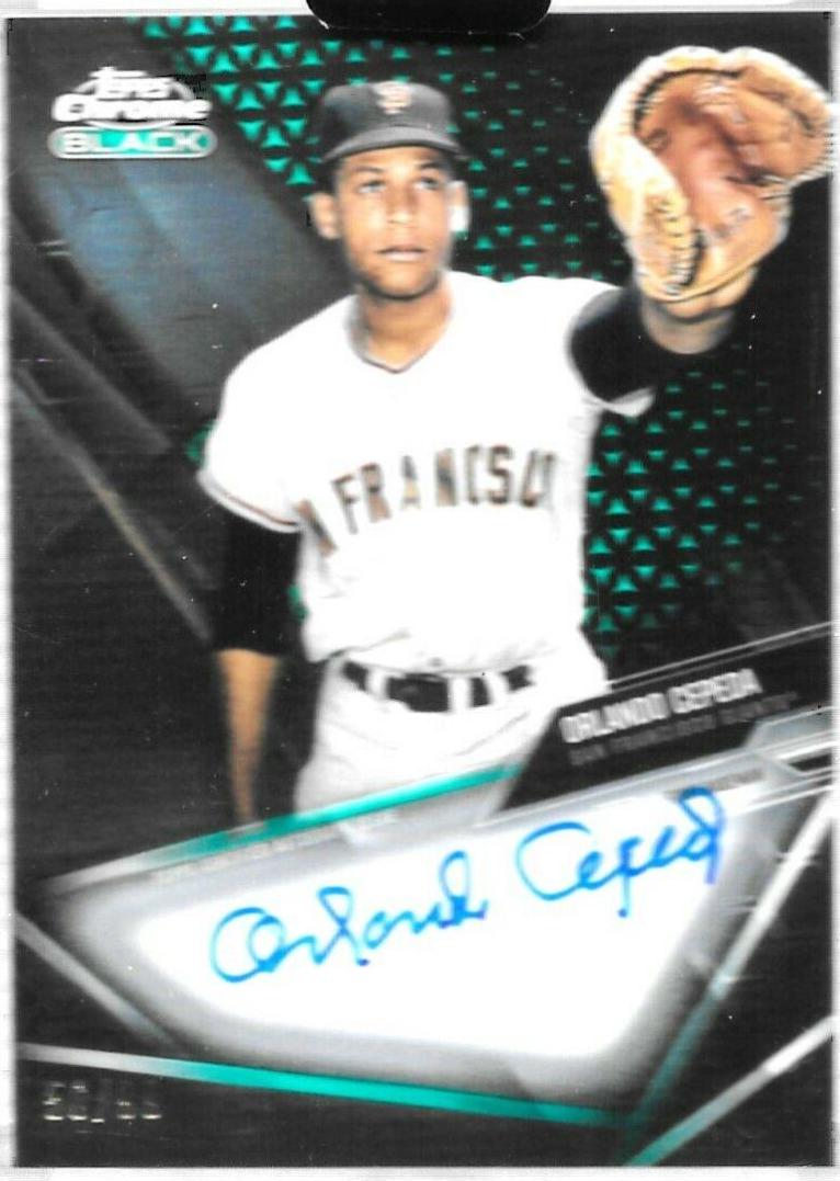 Orlando Cepeda [Green Refractor] #CBA-OC