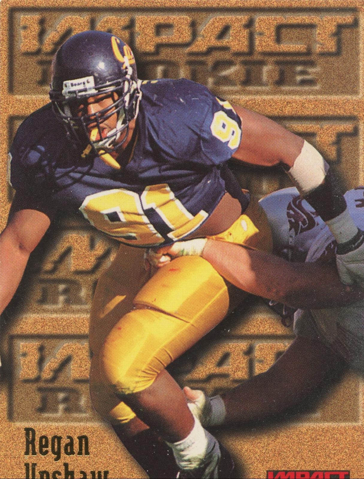 Regan Upshaw #187 Football Cards 1996 Skybox Impact