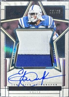 Eric Dickerson [Blue Lone Star Autograph] #99