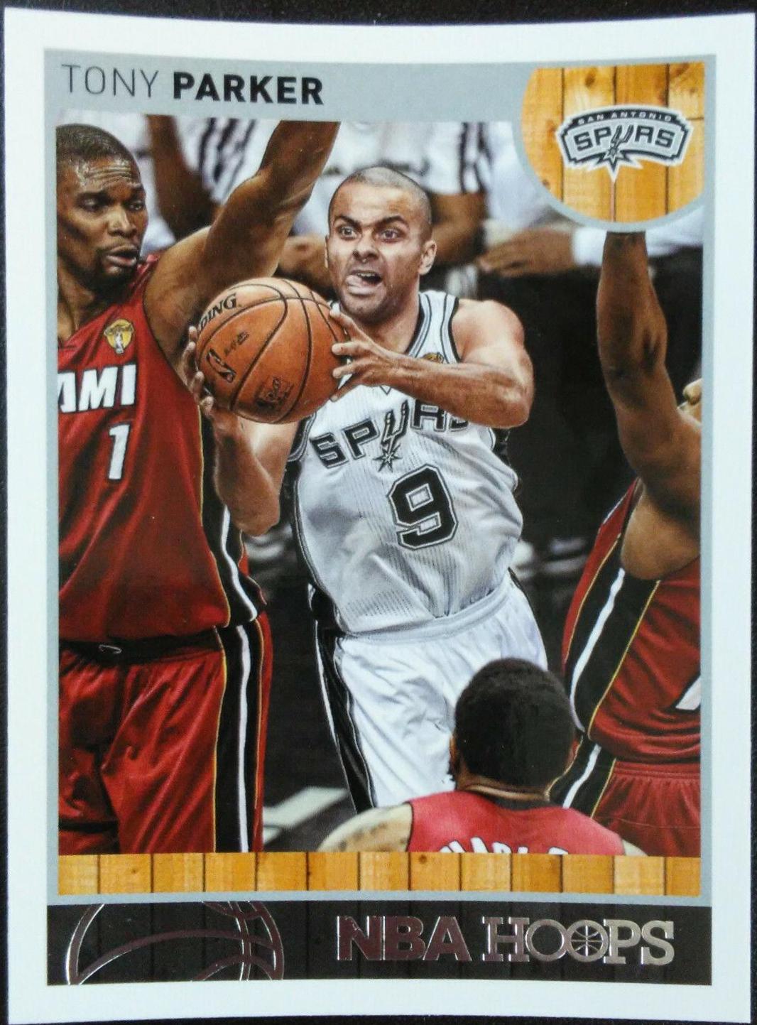 Tony Parker #60 Basketball Cards 2013 Panini Hoops