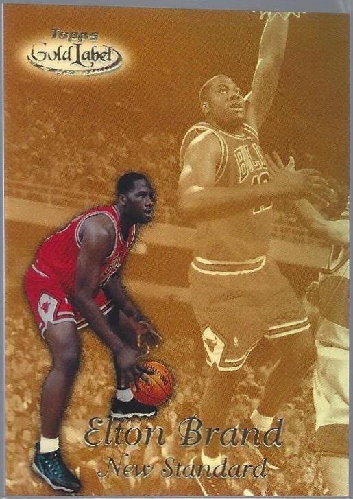 Elton Brand #NS8 Basketball Cards 1999 Topps Gold Label New Standard