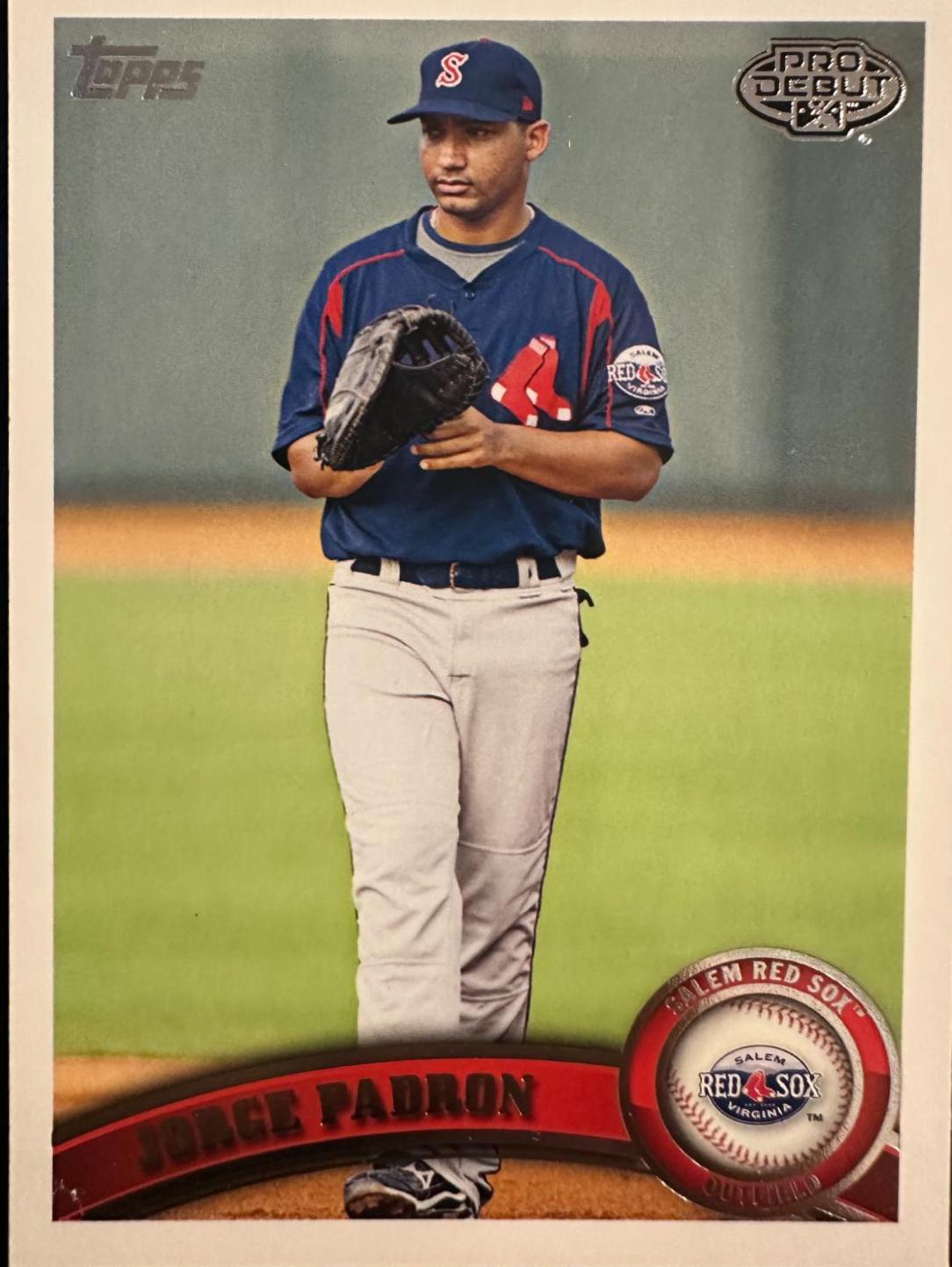 Jorge Padron #21 Baseball Cards 2011 Topps Pro Debut