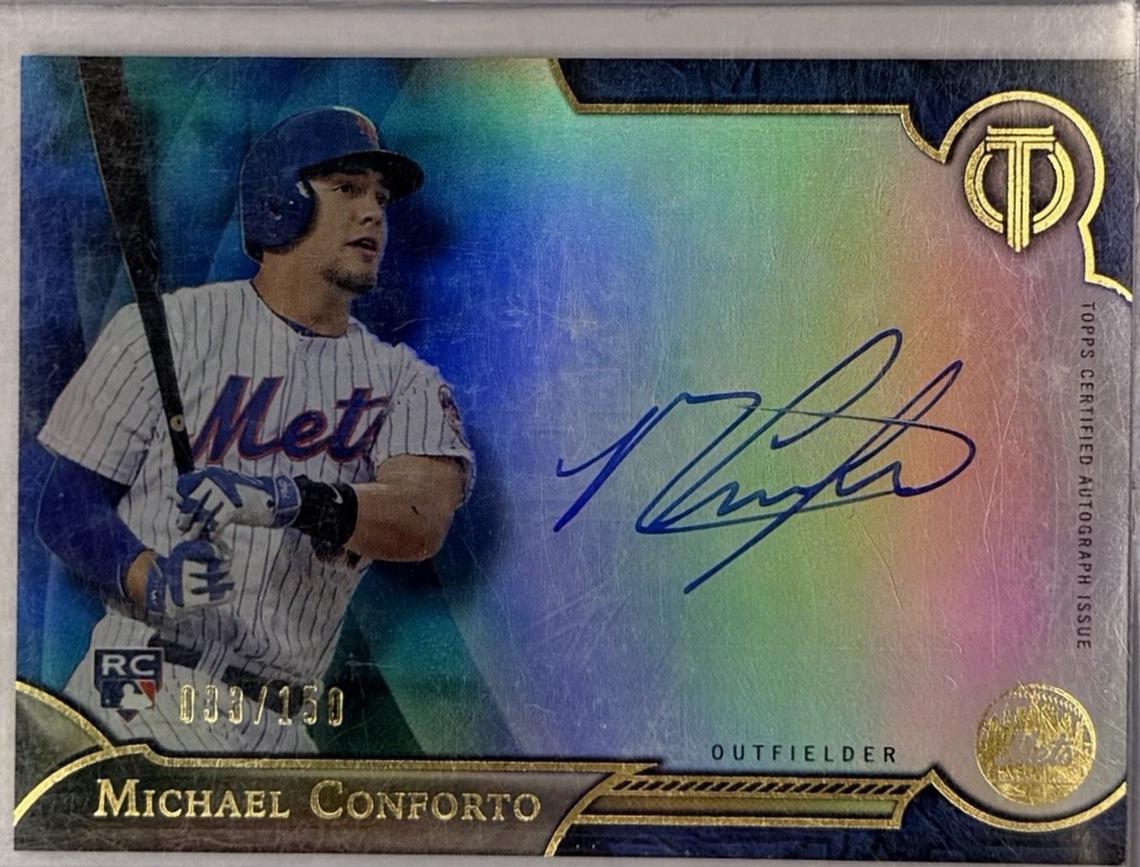 Michael Conforto #TA-MCO 2018 Topps Tribute Baseball Autographs